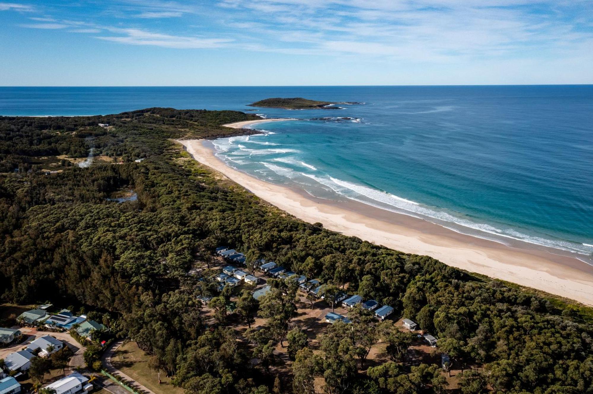 Big4 Tasman Holiday Parks - Racecourse Beach Bawley Point Exterior foto