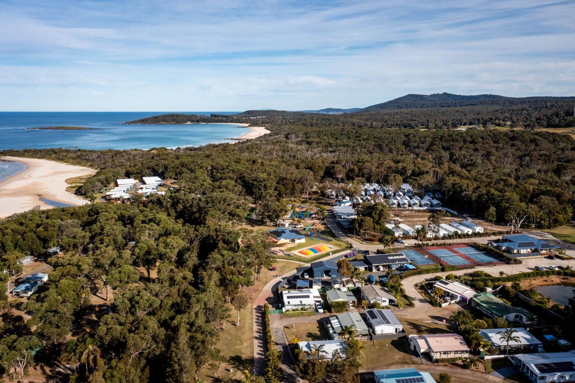 Big4 Tasman Holiday Parks - Racecourse Beach Bawley Point Exterior foto